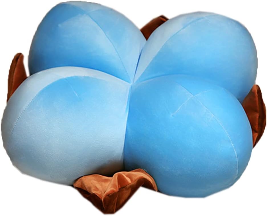 Soft Cotton Plush Pillow Simulation Soft Plush Cushion Stuffed Sleeping Sofa Hugging Pillows Office Chair Lumbar Back Cushion (33×15cm/12.99"×5.91", White)