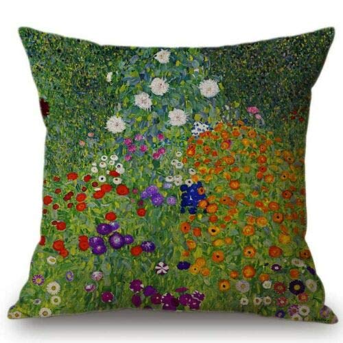 Utopiashi Gold Luxury Decorative Oil Painting Pillow Case Cover Gustav Klimt Cushion Cover Cover