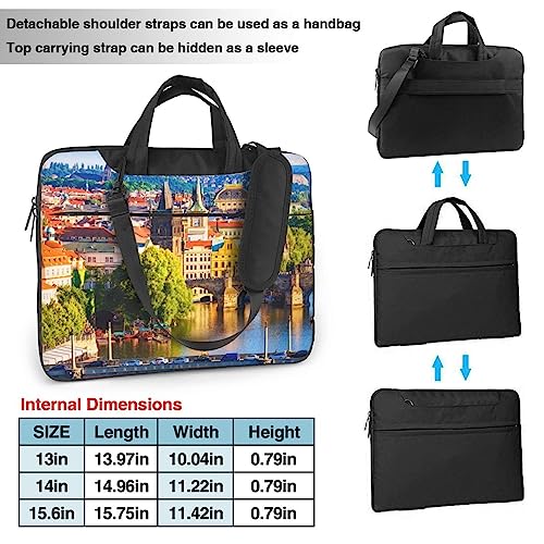 Sacoche pour ordinateur portable porte-documents paysage d'été