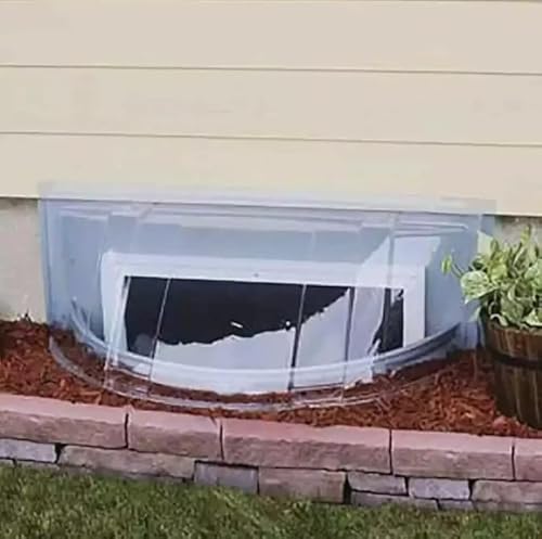 （1 Pack） Window Well Cover Round Bubble, Economy 39 in.