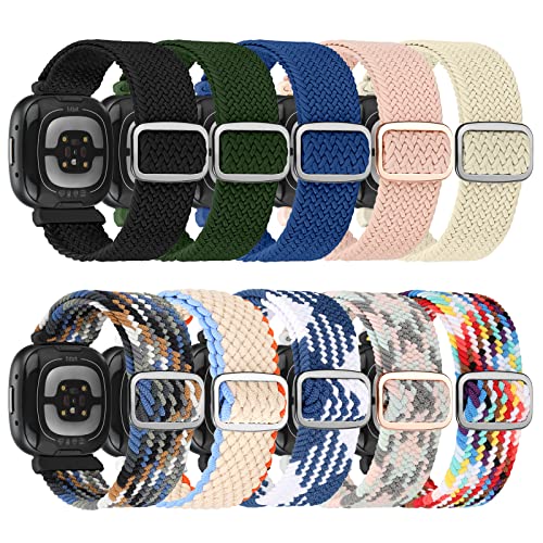 ґg\[v Fitbit Versa 3oh/Fitbit Versa 4oh/Fitbit Sense/Sense 2ɑΉ fB[X Y LkXgbv LkX|[cXgoh Fitbit Versa 4 3p (10C`pbN