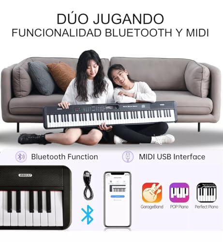 Instrumentos Musicales, Video On Demand teclado musical Marca ADESKE (2)