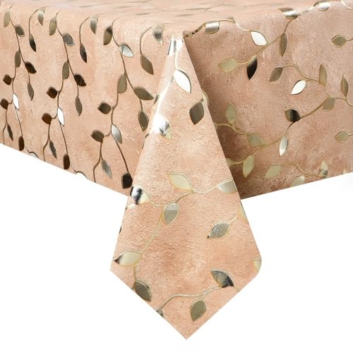 Image of Dakshya Industries PVC Waterproof Withoutlace Dining Table Cover (Size - 54X78 Inch) Rectangle 6 Seater Heat Rasistant, Chang A2