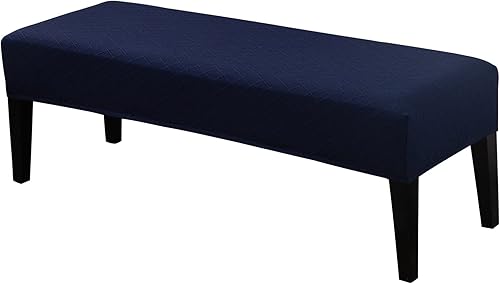 Vista 32 de Fundas de banco Fundas de banco lavables rectangulares para comedor con elástico inferior Funda protectora elástica de muebles para sala