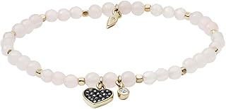 Fossil Pulsera Para Mujer Wellness, Longitud Interior: 165mm Pulsera Semipreciosa Nude, JA6945791