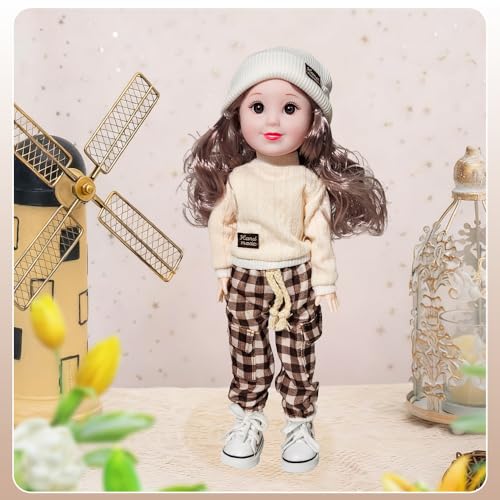 Muñeca BJD fashion articulada 12 pulgadas miniatura 5