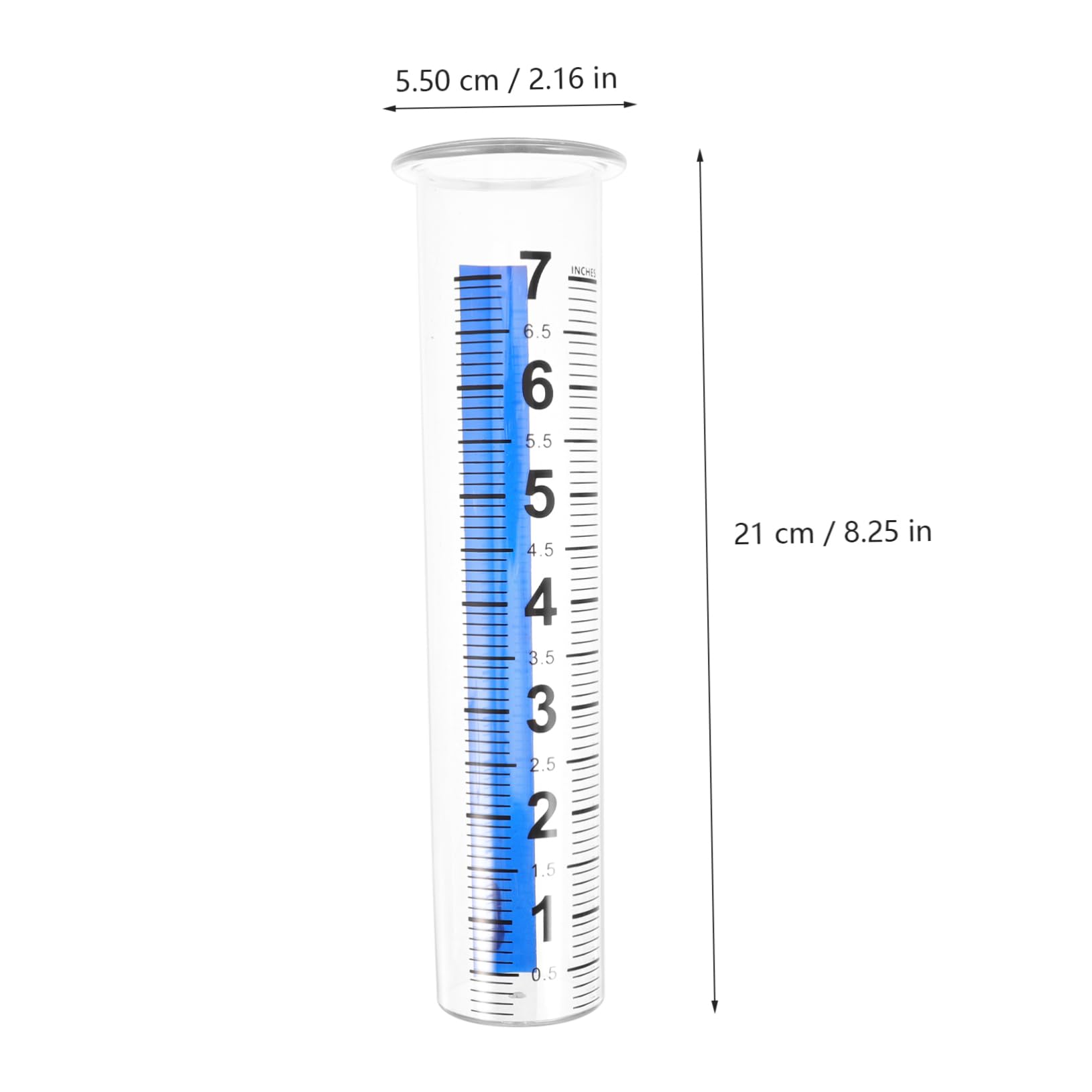 POPETPOP 3 Set Pluviometro Da Giardino Misura Erogatori Pluviometri Catena Della Pioggia Tubo Da Giardino Espandibile Timer Per L'acqua Plastica Riutilizzabile 2 Pezzi * 3