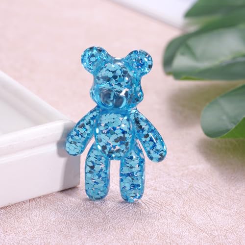 Image of Aesnefe Pocket Worry Bear Hug, Anxiety Relief Keepsake, Mental Health Encouragement Gift, Emotional Support Token, Stress Comfort Gift for Teens & Adults, Blue