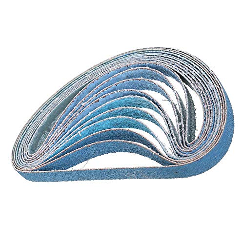 Nastri abrasivi 10mm x 330mm 120 grane Levigatrice...