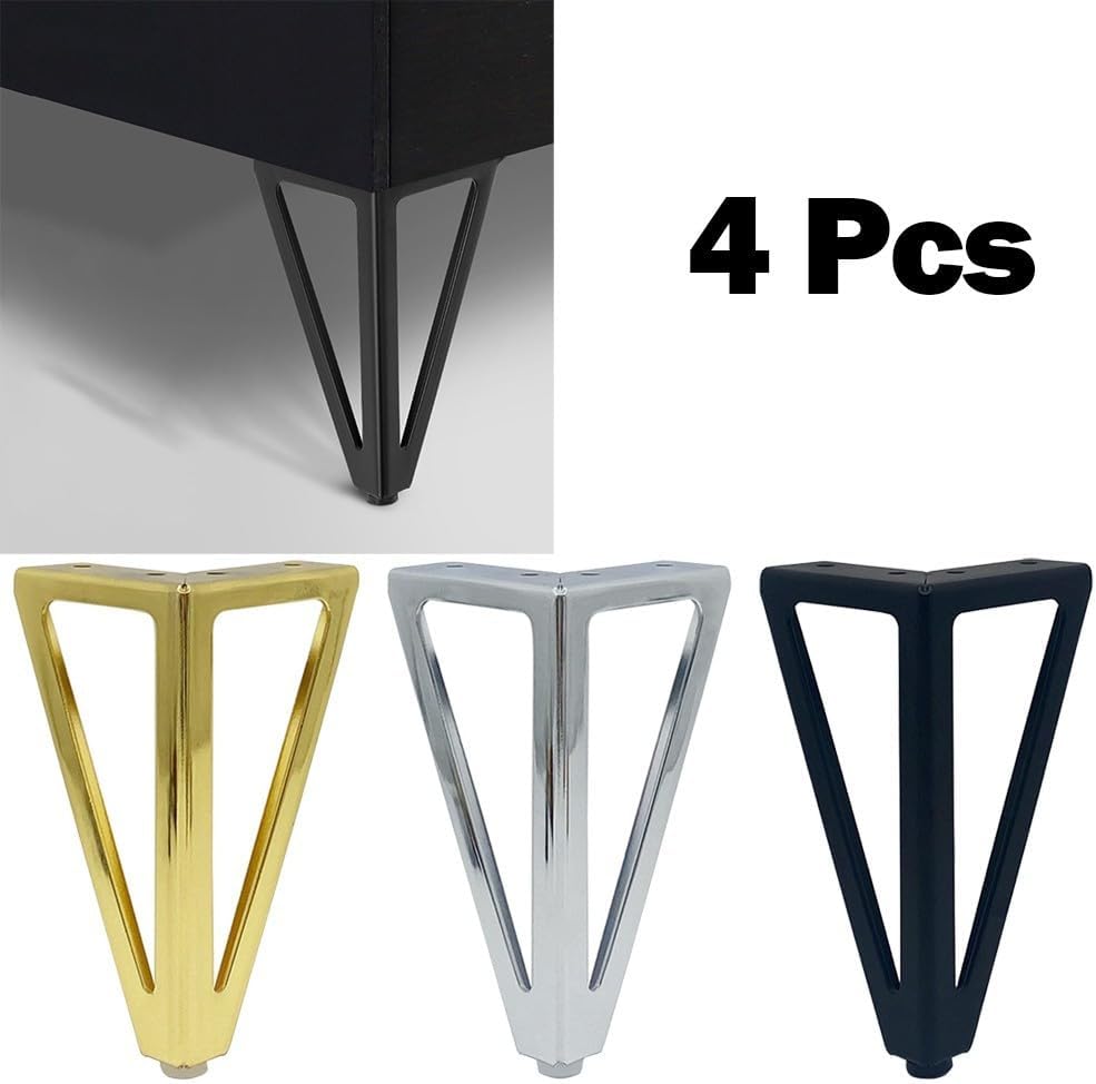 Anti Slip Furniture Pads 10/20/35PCS - Adjustable Table Shims Stopper Chairs Sofas Tables, Non-Slip Floor Protector Pads with Strong, Black(Gold)