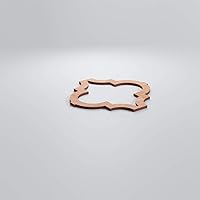 Vista 3 de Ekena Millwork 7 3/8'W X 7 3/8' H Extra pequeños Marrakech decorativos paneles de pared de madera calado, cereza