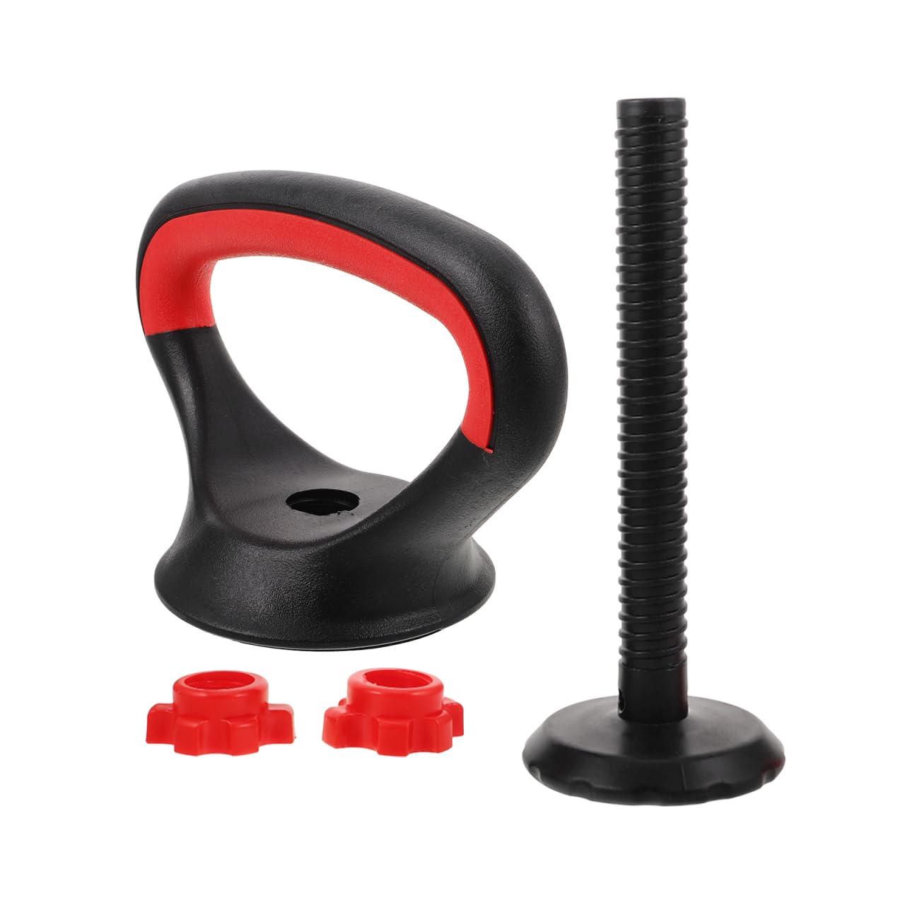 Besportble Mango de pesas rusas ajustable con base estable, herramienta versátil de entrenamiento de fuerza, convierte mancuernas para gimnasio y entrenamientos en casa