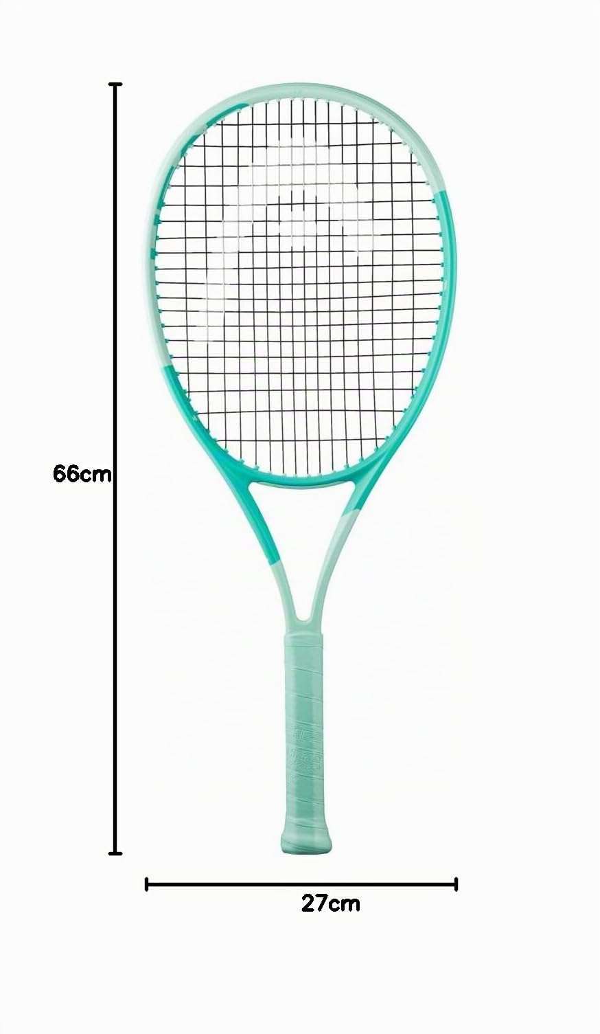 Head Raqueta de Tenis Unisex Youth Boom Jr. 2024, Color Menta/Azul Claro, 9-11 años
