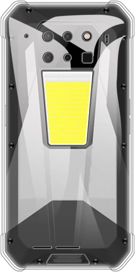 TPU Phone Case Compatible with Unihertz 8849 Tank 3 Pro, Slim Shockproof Soft Cover with Anti-Scratch Design and Precise Cutouts for Full Protection (Clear)