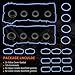 3.6L Valve Cover Intake Manifold Gasket Set Replacement for Jeep Dodge Chrysler 200 300 Wrangler Cherokee Challenger Charger Durango Journey Ram ProMaster 1500 2500 3.6 V6 2011-2022 5184596AE VS50805R