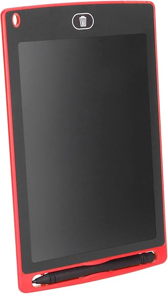 SIXRUN Tavoletta da Scrittura con Batteria Sostituibile, Lavagna Leggera per Bambini, Schermo LCD Trasparente, Giocattolo Educativo per Bambini, Verde (rosso) - 1