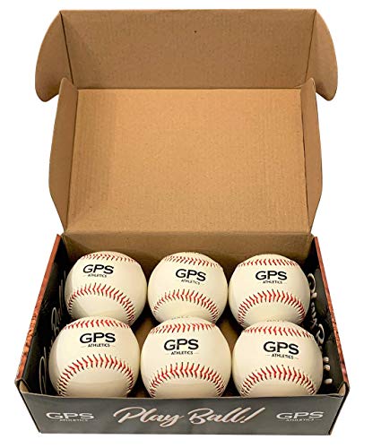 Gps Athletics Soft Baseballs – Set Of 6 Practice Baseballs For Kids – Coach Pitch Baseballs – Soft Baseballs For Kids– Suitable For Beginners – Low Impact Baseballs – 6 Pcs Per Pack #TOP2