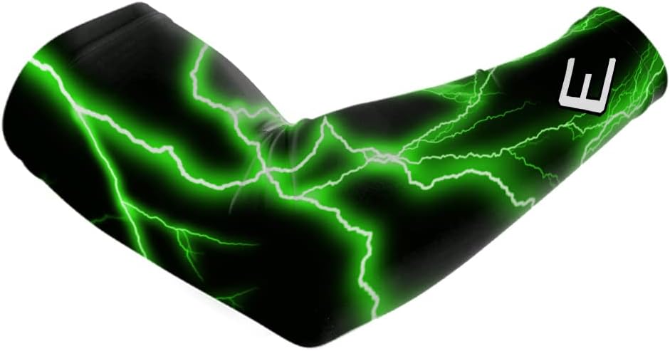 Elite Athletic Gear Mangas de compresión Lightning para brazos Tallas para jóvenes y adultos Ropa para deportes y fitness Se venden