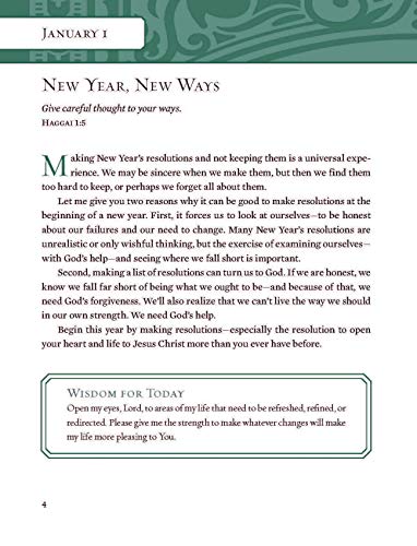 Wisdom for Each Day (Large Text Leathersoft): 365 Daily Devotions - Image 2