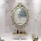 Facile à installer : chaque miroir de maquillage rétro est soigneusement emballé dans un étui robuste ; tous les miroirs sont fournis avec des supports de fixation renforcés, des fixations murales et des vis, for une installation simple.