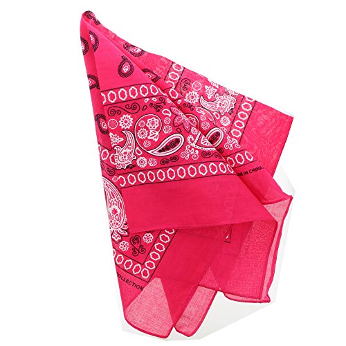 Image of Motique Accessories Extra Large Paisley Bandana 27x27 Inch