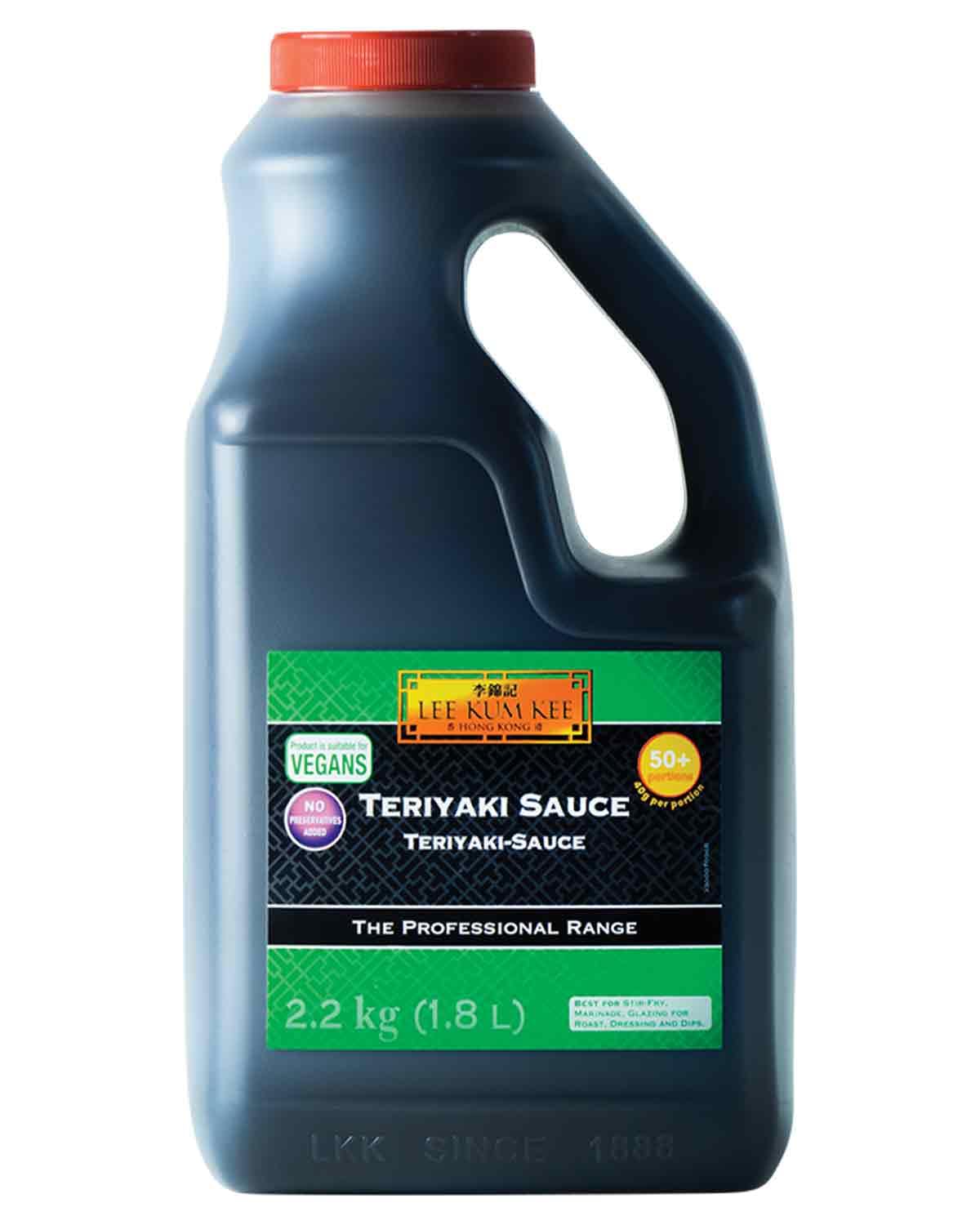Lee Kum Kee Teriyaki Sauce – Würzsauce mit orientalischen Aromen – 1 x 1,8 l