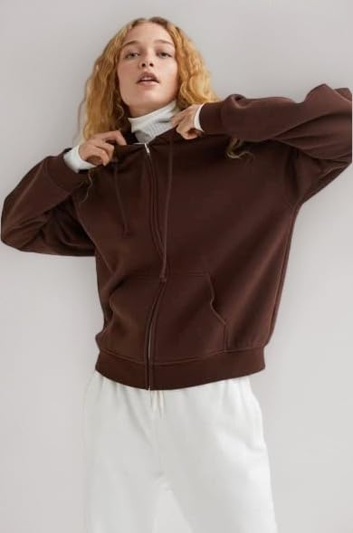 Winter Wear Long Hoodie for Women Hooded Zipper Sweatshirt