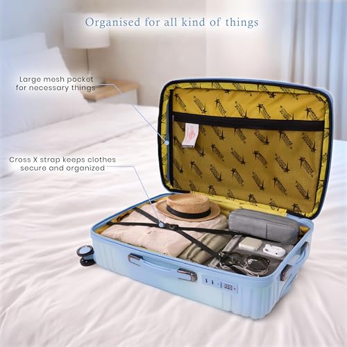 Image of The Wonder Luggage Trolley Bags | 360 Disc Spinner Wheels | Polycarbonate Expandable Suitcase, Lightweight Durable Hard Shell, TSA Type Lock, 360 Disc Spinner Wheels
