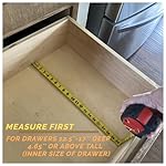 Fabsome Dresser Drawer Organizers 6 Pack, 4.65'' High Adjustable from 12.5-17‘’ Bamboo Drawer Dividers for Clothing Baby Clothes, Wooden Separators for Dresser Nursery Organization with Soft Foam Ends - Image 4