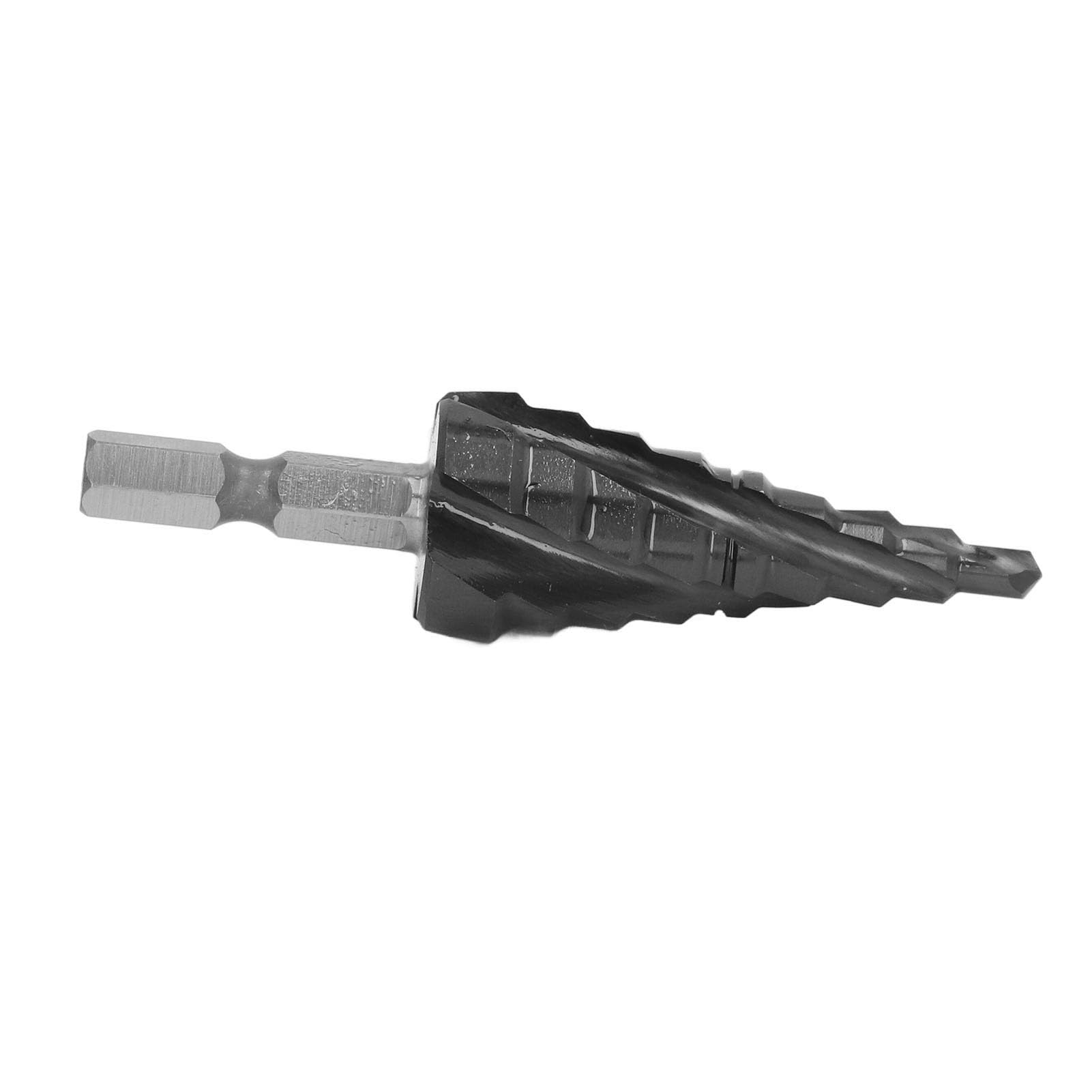 Cobalt Step Drill Bit, 89HRC Hardness, 4 to 20mm, Spiral Flutes Design, M35 Cobalt, and Long Lasting, Wide Application for Metal Sheets, Copper, Aluminum, and More