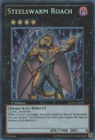 Yu-Gi-Oh! - Steelswarm Roach (GENF-EN099) - Generation Force - 1st Edition - Secret Rare