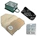 KIT 6 Sacchi / Sacchetti + 6 Profumini + Filtro HEPA / EPA + Filtro ODORI per aspirapolvere Vorwerk Folletto Kobold VK 130, 131 SC, VK130, VK131