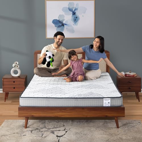 Livpure Smart DUOS FLIP Reversible Ortho HR - Medium Soft & Firm Mattress |3D SleepTech Crafted Zones| ComfortScience Foam| High GSM Sporty Quilted Fabric|Double Bed (72x48x5) inch, 7 Years Warranty
