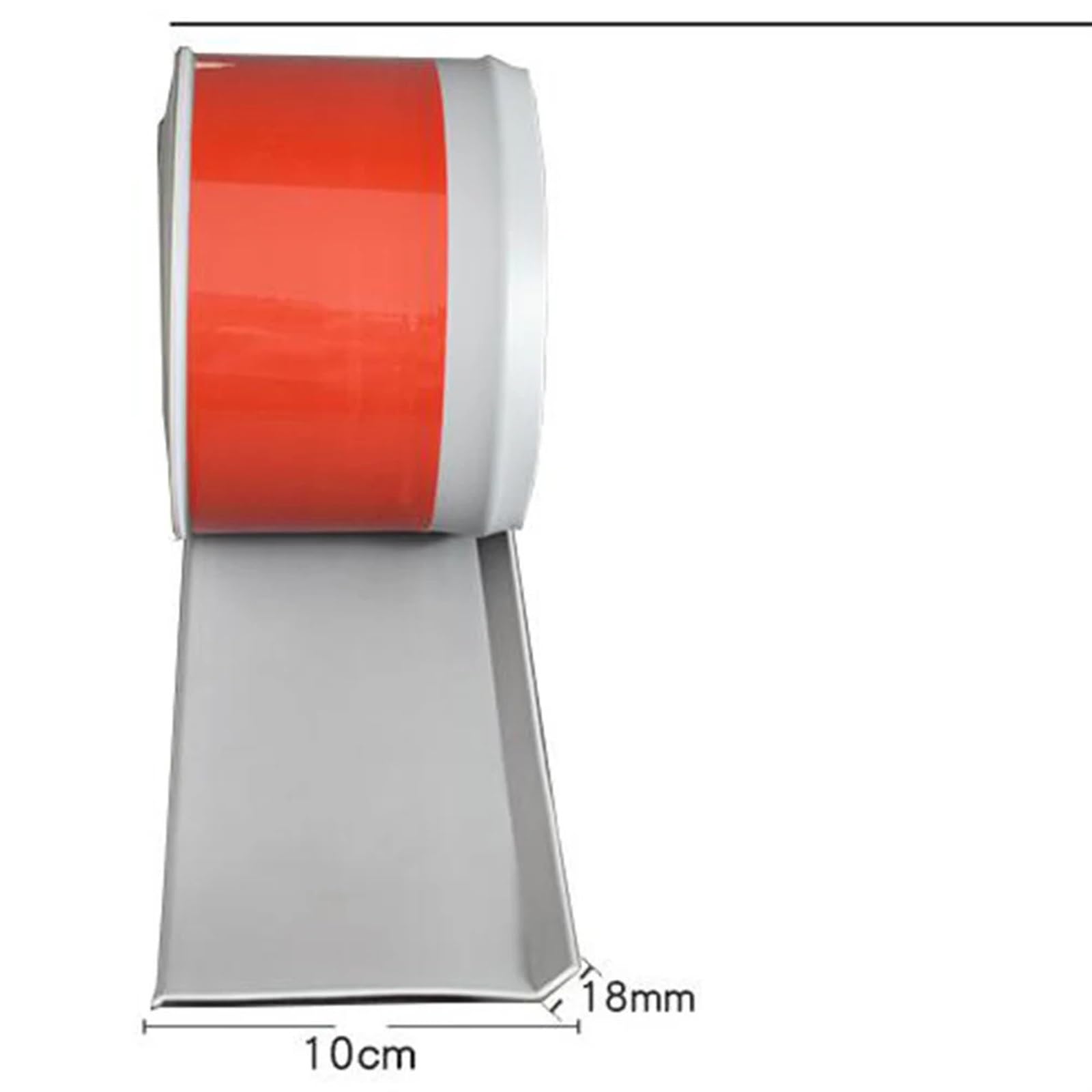 Finiture Del Battiscopa 1pc Battiscopa 3.0 metri in PVC morbido in plastica impermeabile Adesivo da parete Linea di rivestimento della Anti-collisione(Yellow)
