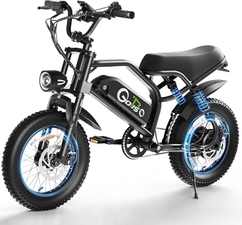 gorise Electric Bike for Adults & Teens – 750W Motor 65Nm Torque, 48V 15Ah Removable Battery, Full Suspension, 3 Riding Modes, 5 PAS, Color Display, Lightweight