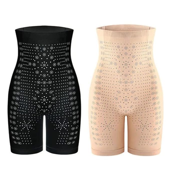 Women's High Waist Tummy Control Shapewear Shorts | Seamless Body Shaping Compression Shorts | Stretchable Slim Fit Support Shorts | Lightweight Breathable Everyday Comfort Wear ( PACK OF 1 )-picture-13