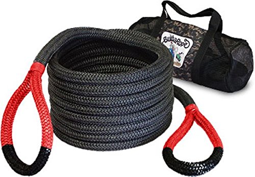 BILLET4X4 Bubba's Kinetic Snatch Rope with Carry Bag - 7/8 inch X 30 ft (22mm x 9m Long) (Vehicle Recovery)