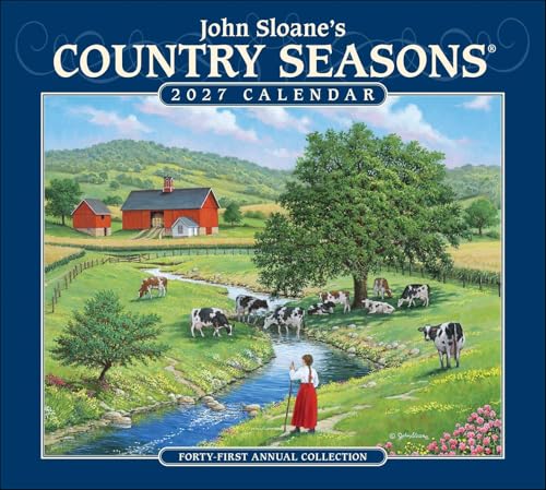 John Sloane's Country Seasons® 2027 Deluxe Wall Calendar: Forty-First Annual Collection