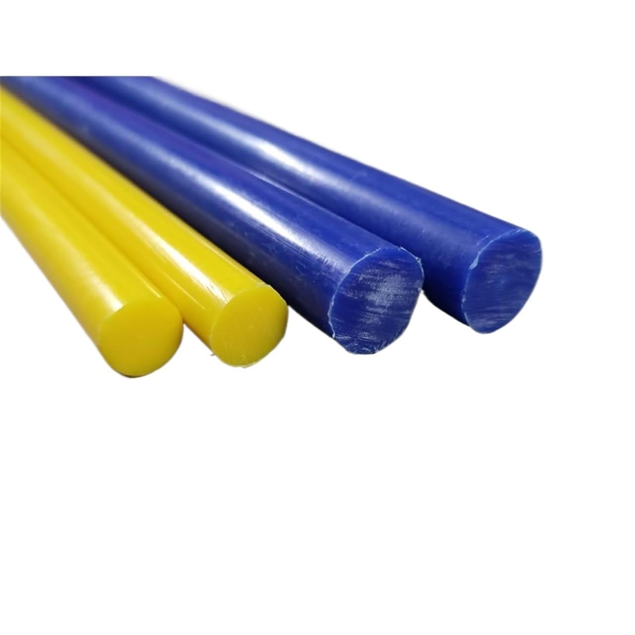 Pręt nylonowy Wielokolorowy pręt nylonowy 3-30 mm 200-300 Opakowanie 3-5 szt. Do modelarstwa(3pc Yellow 300mm,Diameter 20mm)