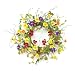 Melrose International 20-Inch Diameter Summer Garden Trumpet Wreath