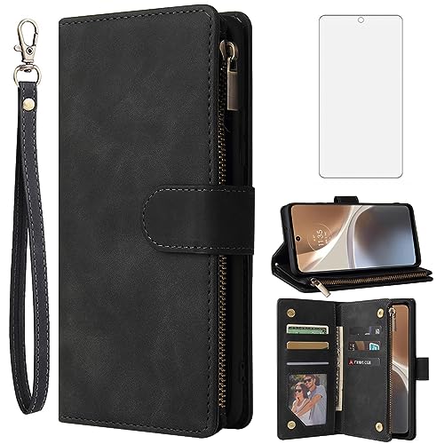 Housse cuir Motorola G32 idéale pour voyager léger sans portefeuille