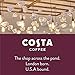 Costa Coffee Dark Roast Single Serve Pods - Signature Blend - 10 ct Box