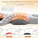 3 In 1 Rückenmassagegerät, Massagegerät Rücken mit 3 Traktion, 3 Vibration und 3 Wärme Für Zuhause, Büro, Auto und unterwegs