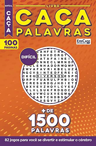 Livro Caça-Palavras 31: Nível Difícil - 82 jogos para você se divertir e estimular o cérebro
