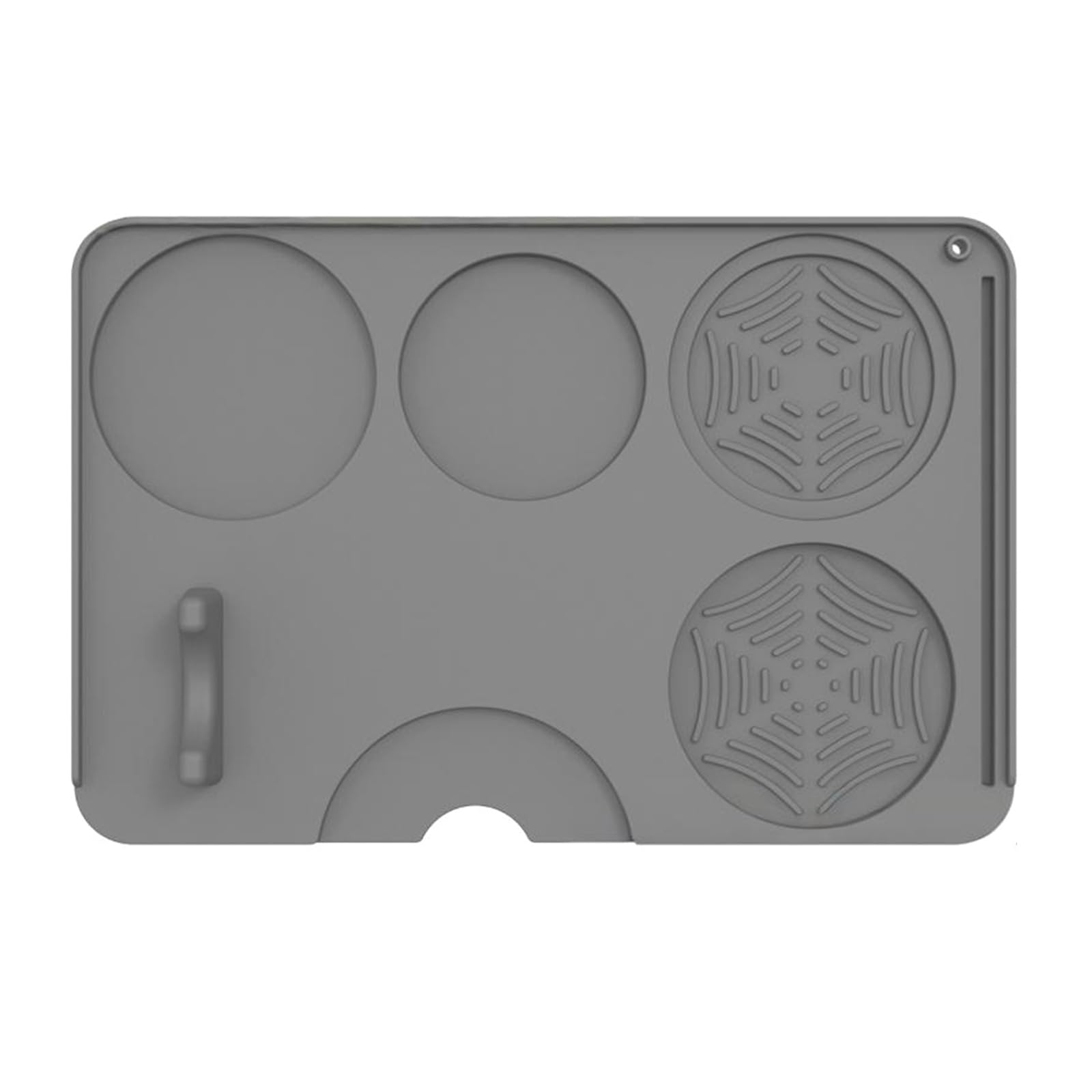 Msioytog Tamper Mat Distributor Station Silicone Pad Espresso Maker Accessories Coffee Corner Hand Tool Ceramic Coffee Tamping Pad