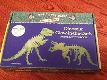 Paperback Magic Tree House Dinosaur Glow in the Dark Model Kit with Book
