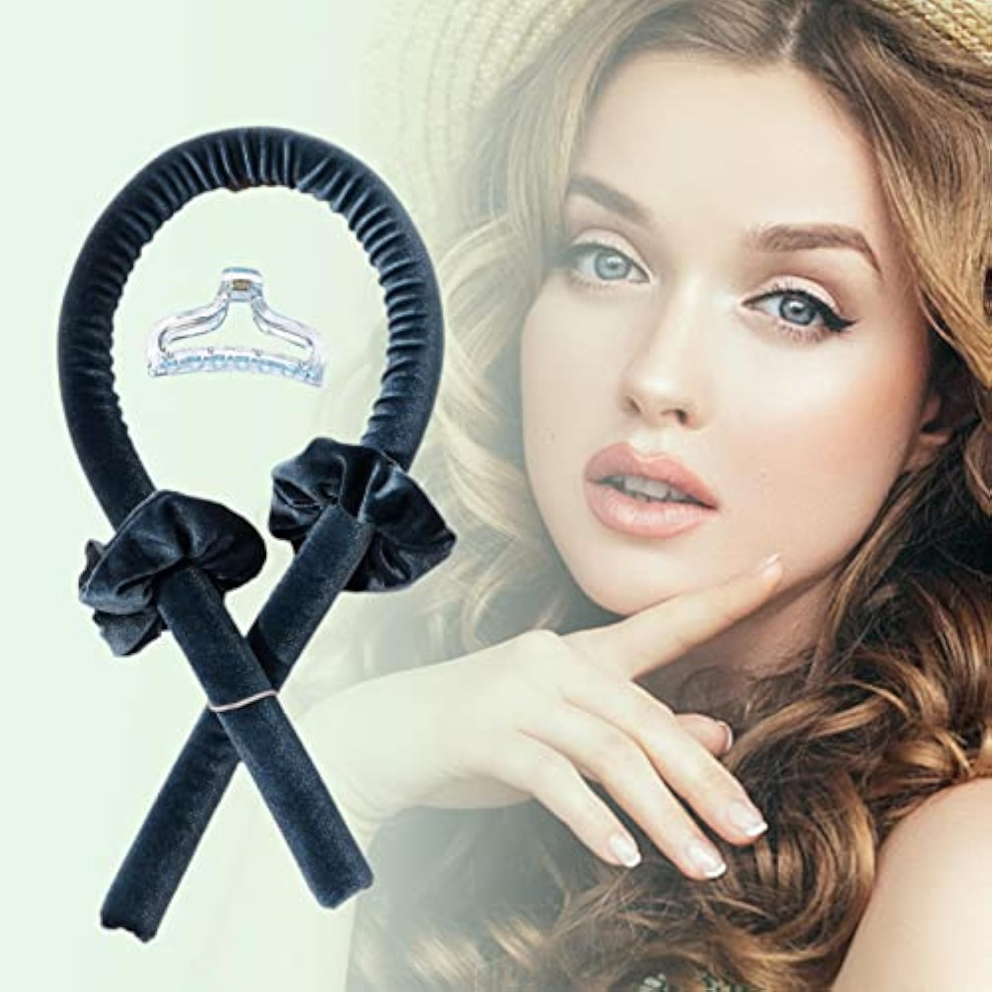 Heatless Hair Curlers, Soft Padding Headband