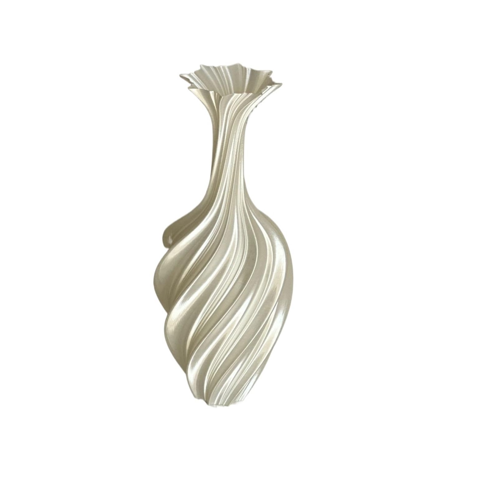 Vase Vase 25cm Modern Home Decor Artistic Flower Arrangement Centerpiece Sculptural(Color06)