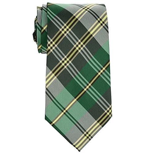 Retreez Elegant Plaid Check Woven Microfiber 3.15″ Men’s Tie