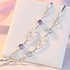 925 Sterling Silver Bracelet Simple Adjustable Bangle Bracelets Wedding Jewelry for Brides Mother's Day gifts for her Mothers day Wedding Anniversary (Silver Heart) #1